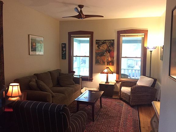 Living room (front) 17 feet by 12 feet