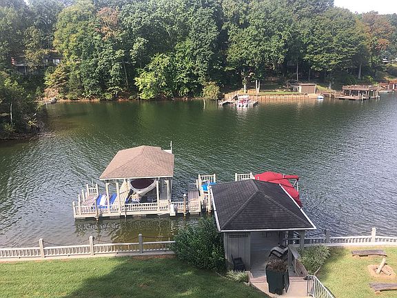 View of dock from deck