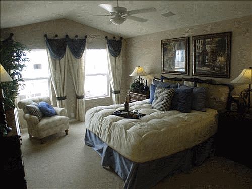 Valuted Ceiling in Master BR