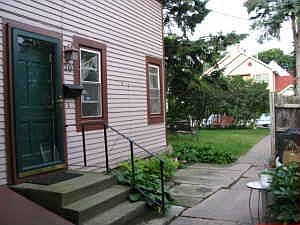 rear apartment entrance