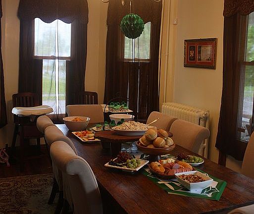 Large formal dining room