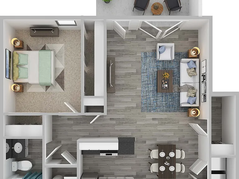 A2 Rendering w. Furniture A2 Rendering w. Furniture