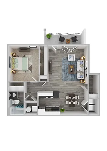 Floor plan The Cleveland - Renovated