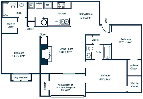 Floor plan C1