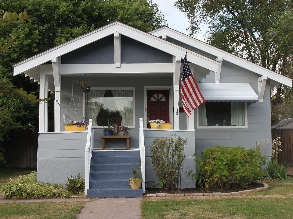 Front of newly painted home