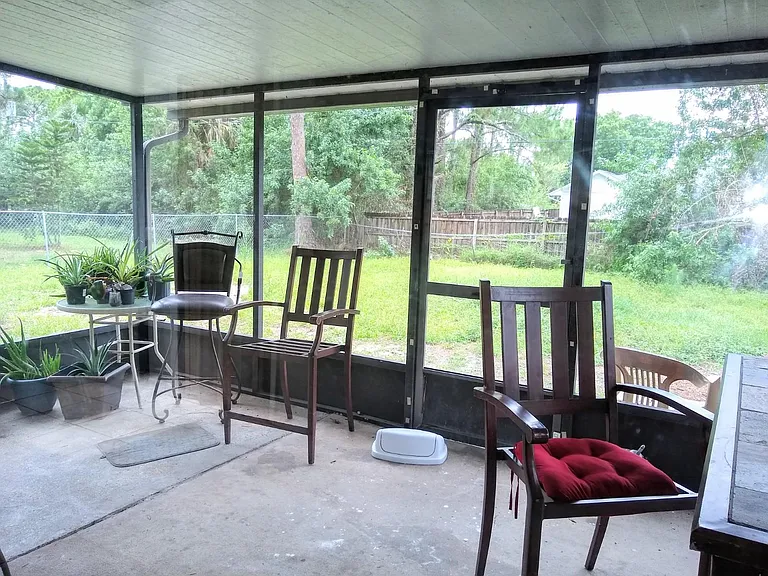 Back Enclosed Patio