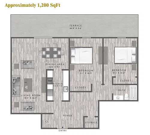 Floor plan B1