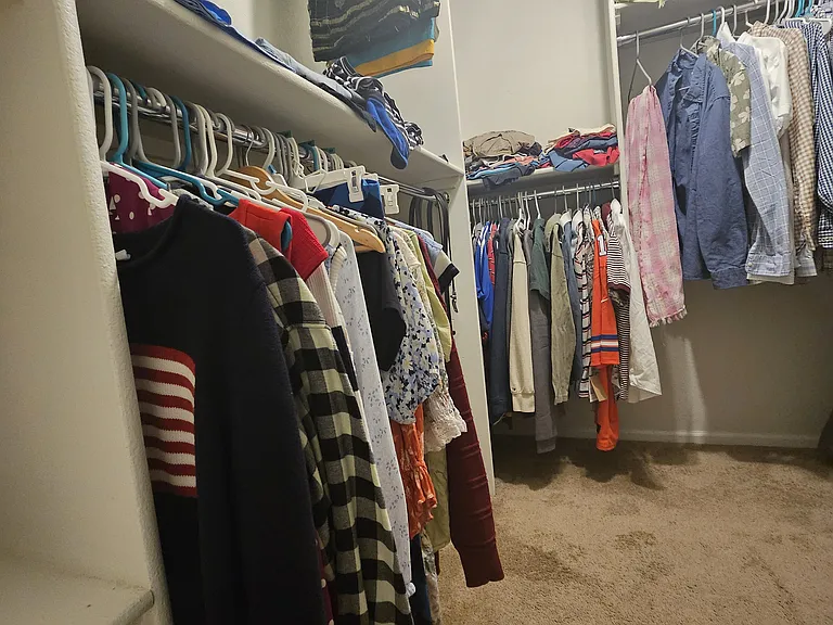 Master bedroom closet