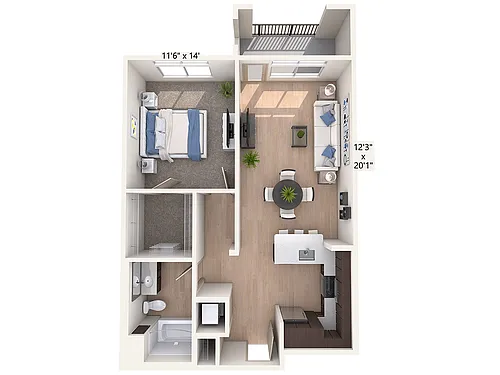 Floor plan A6-E-Esp