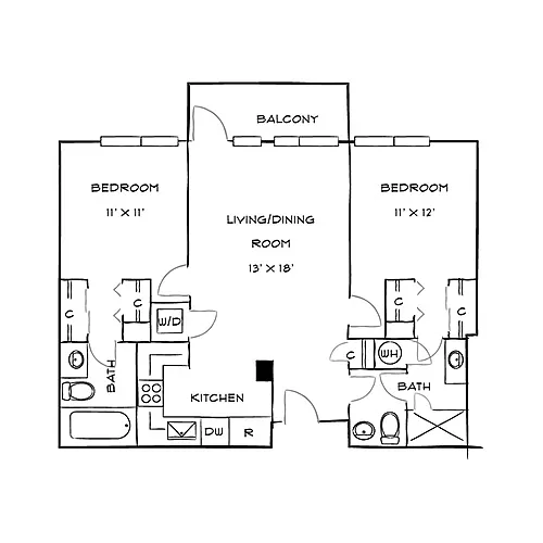 Floor plan Palm Premier