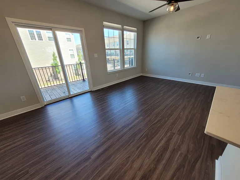 The living space gives access to the patio
