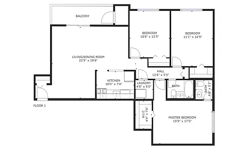 Floor plan C1