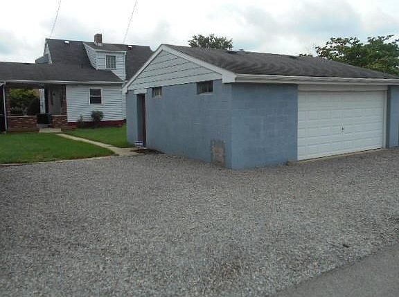 Two car detached garage...separate electric and additional off-street parking.