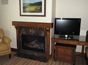Fire Place  Flat Screen TV