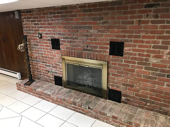gas fireplace in family room