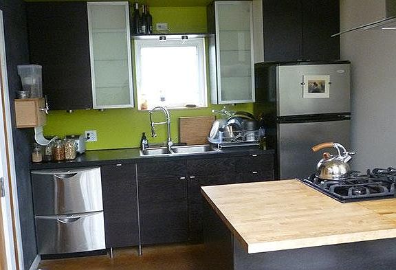 Kitchen is small but well designed