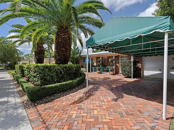 Front view with carport!