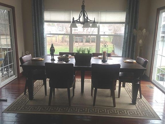 dining room with a view