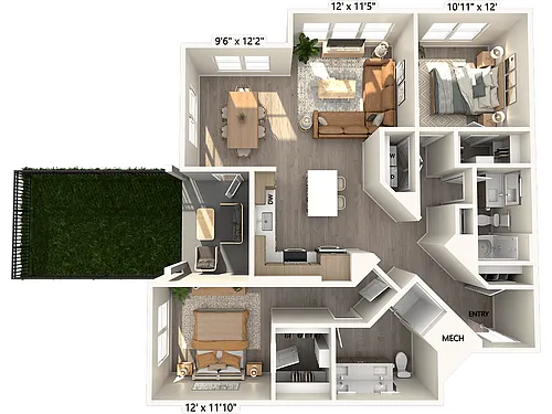 Floor plan B4-Finish2-1252-Yard