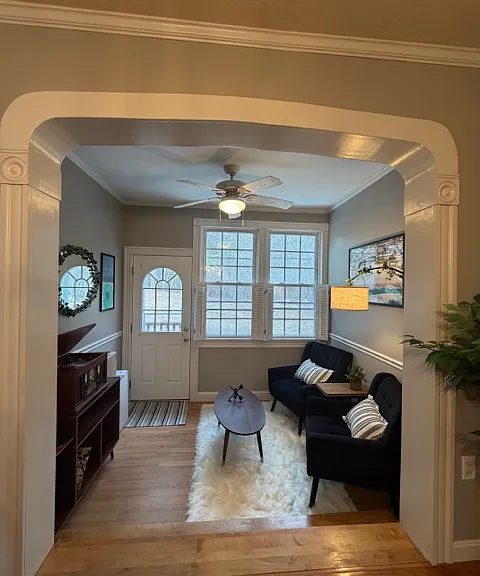 Sunroom off dining area.