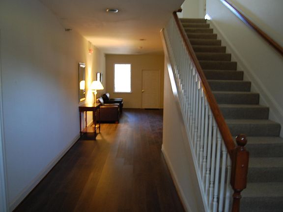 common hallway into the building