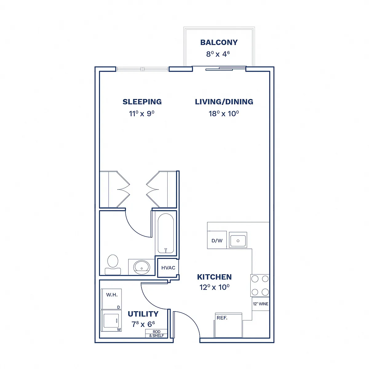 Floor plan Studio-S5