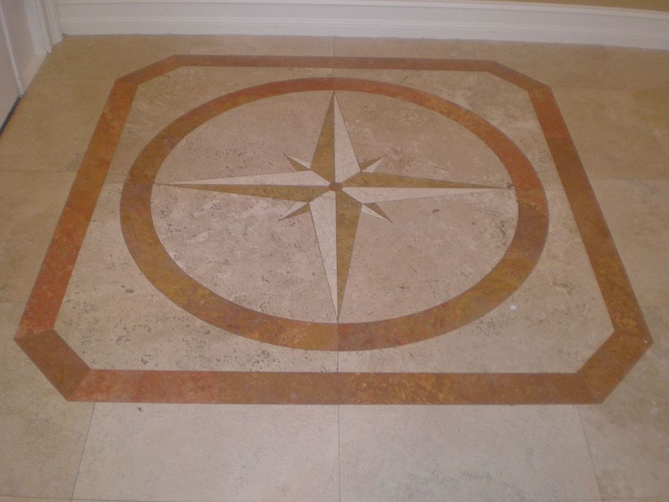 Beautiful marble floors