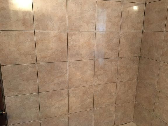 New tile - upstairs bath