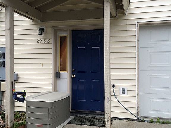 Covered front door entry