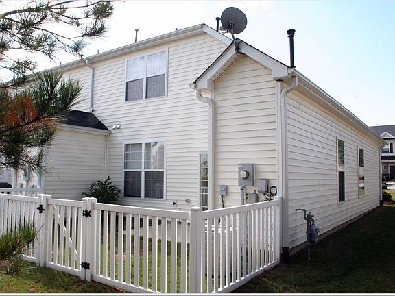 View of the Fenced Backyard