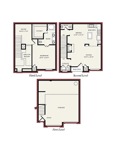 Floor plan A13-Townhome