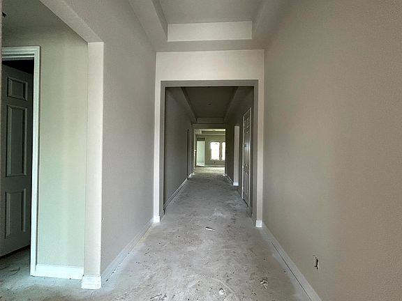 Construction progress - entryway