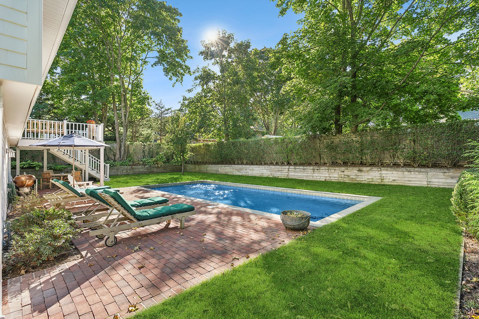  Brick Patio on Pool Area