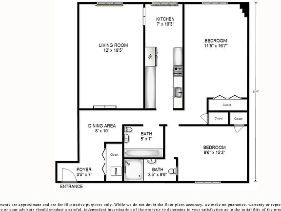 2nd image of 55 W 92nd St #6D4