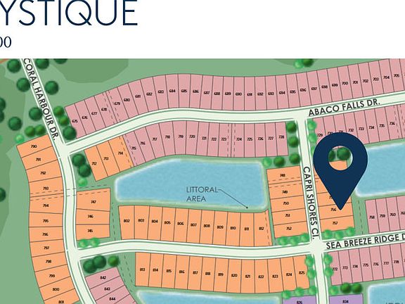 Location of this home within BeachWalk