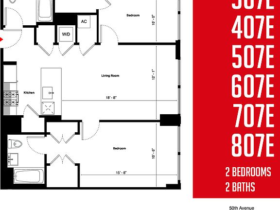 2nd image of 214 50th Ave APT 807E