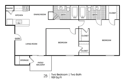 Floor plan B2