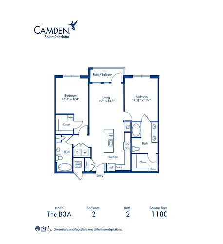 Floor plan B3A