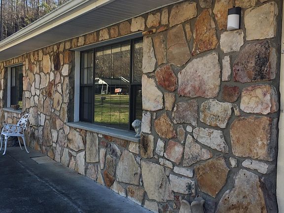 Exterior, stone front