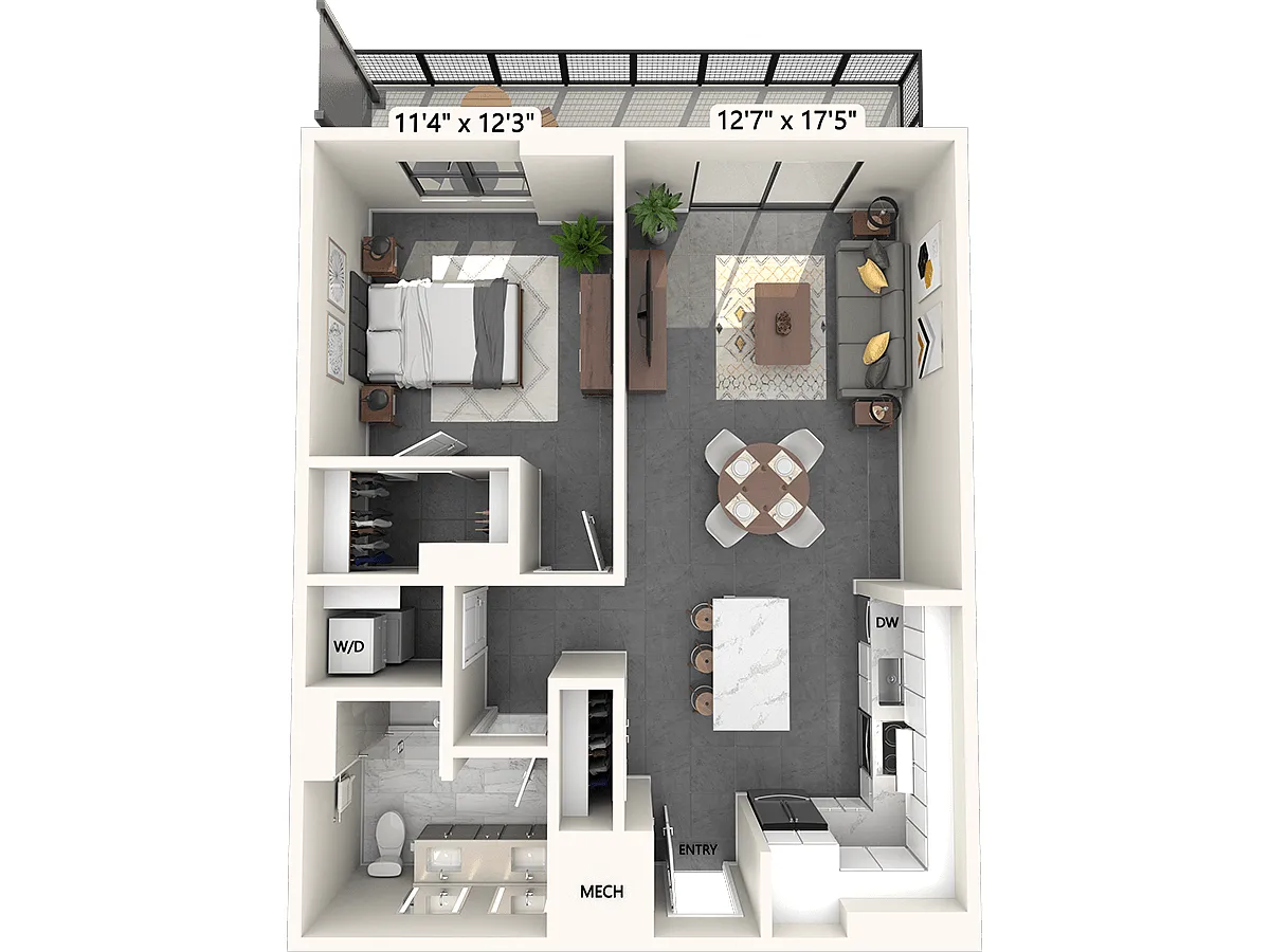 Floor plan A07A-Signature