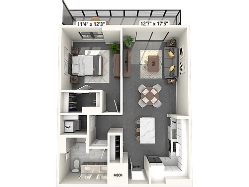Floor plan A07A-Signature