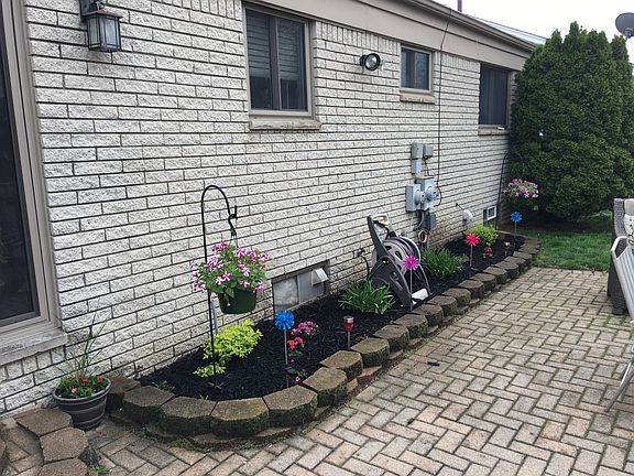 Updated landscaping