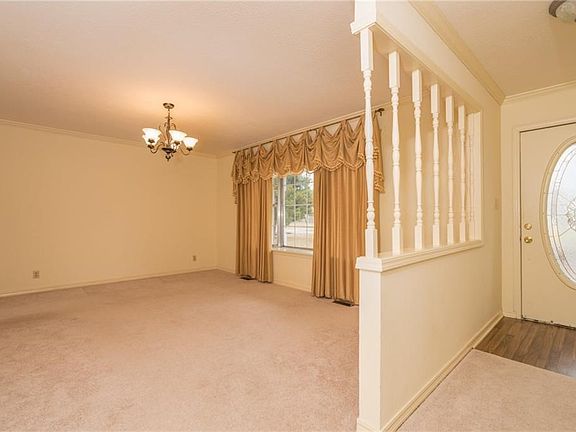 Large Living Area with bay window.