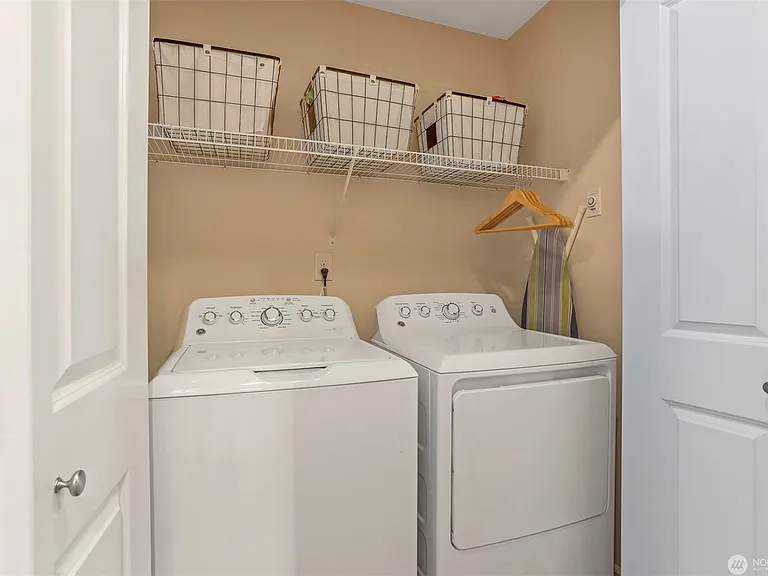 Laundry room on top level