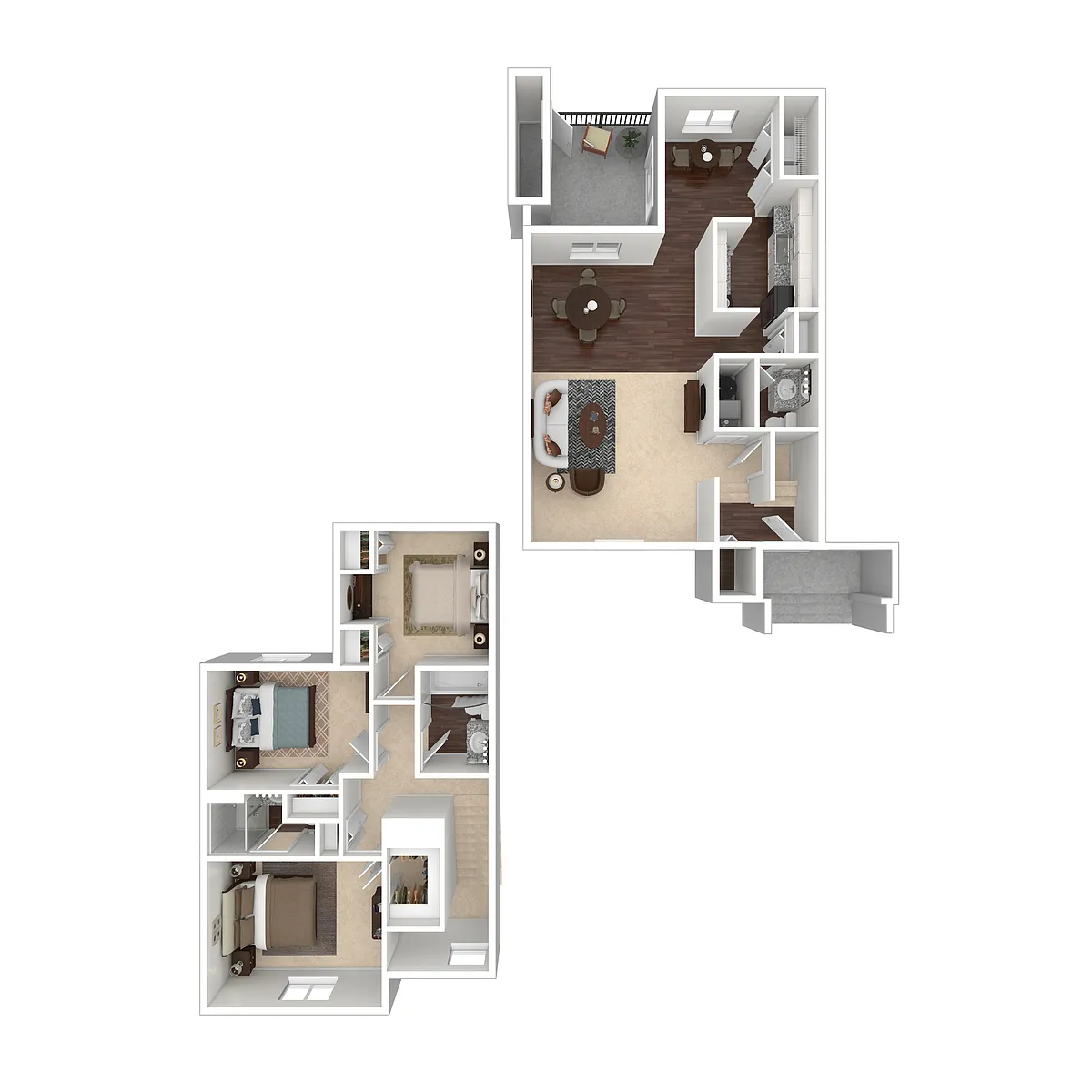 Floor plan C1 Retreat Townhome