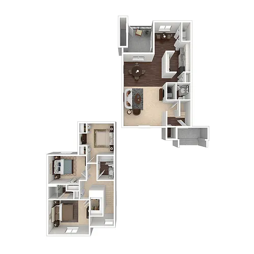 Floor plan C1 Retreat Townhome