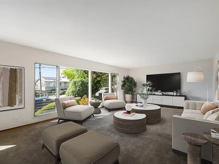 Virtual Staged Living Room