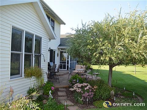 3 porch views and flower garden