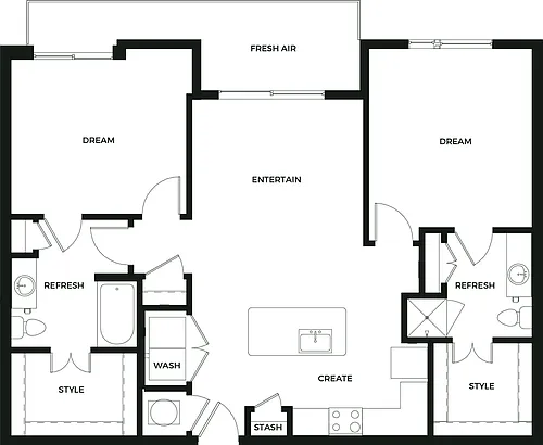 Floor plan B1a