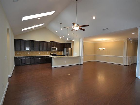 Espresso cabinets with granite counters